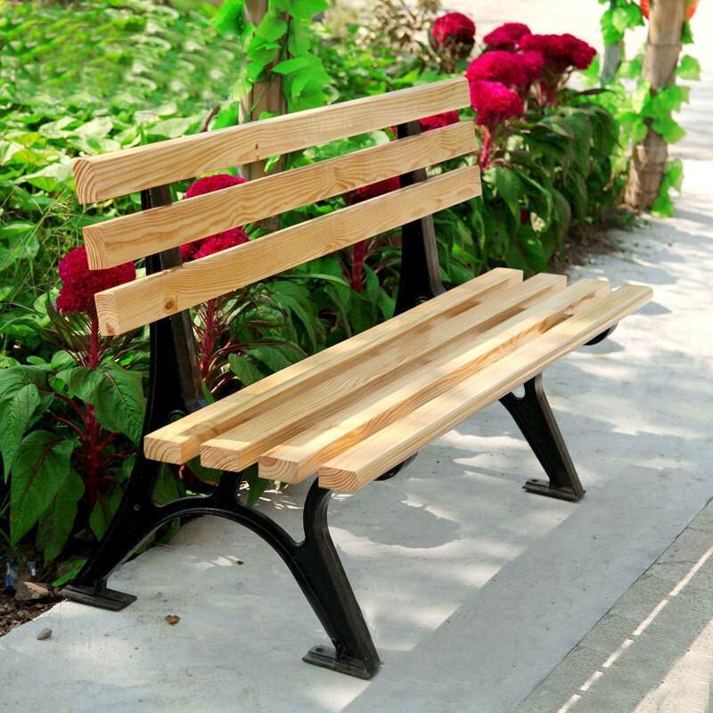 Wooden park outlet bench