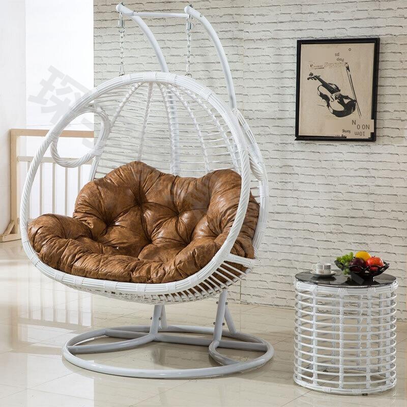 Papasan swing outlet chair