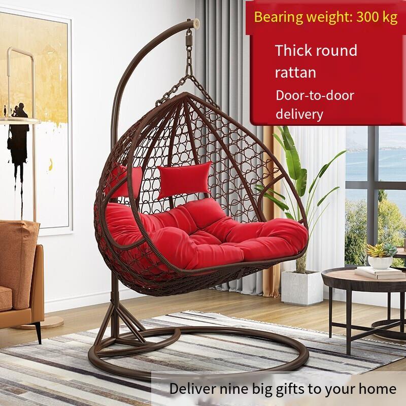 Hall Hanging Chair Balcony Basket Rattan Chair Indoor ECVV AE