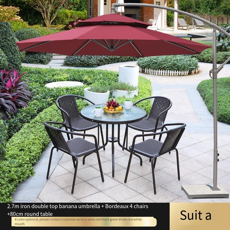 Garden best sale chair umbrella