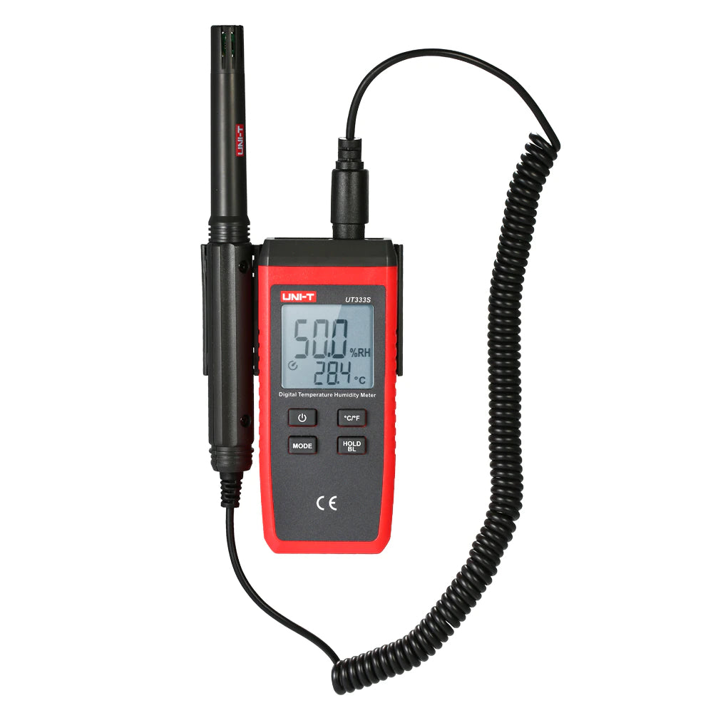 UNI-T UT333 Mini LCD Digital Thermometer Hygrometer Air Temperature and Humidity  Meter Moisture Meter