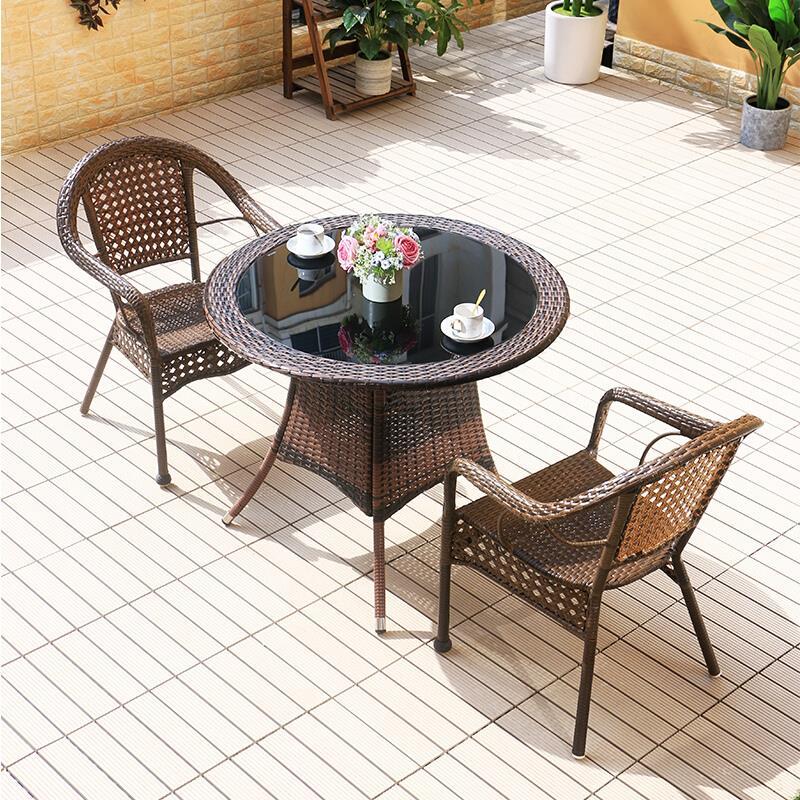 Balcony coffee outlet table