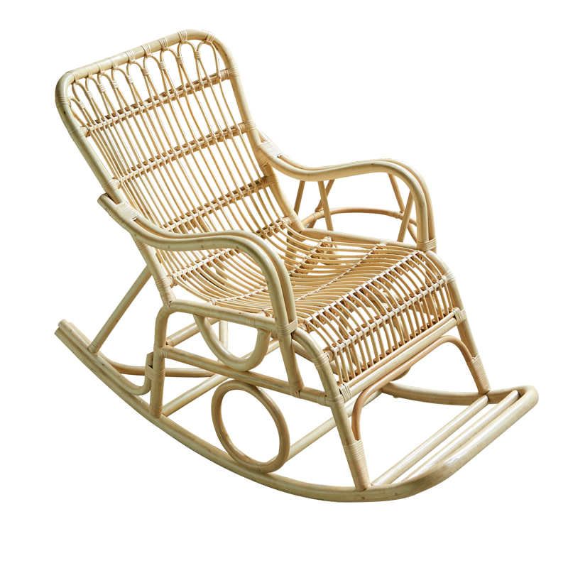 Rattan shop rocking chair