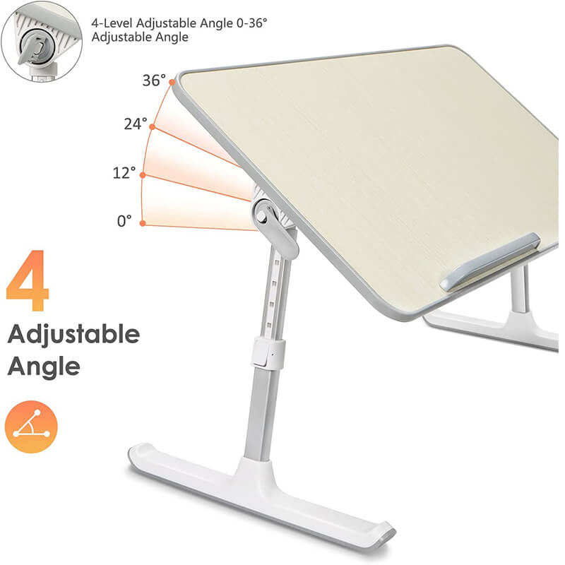 Foldable adjustable deals desk