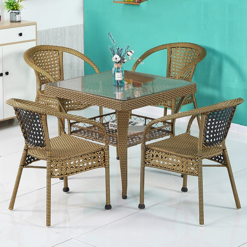 Wicker table deals and chair set