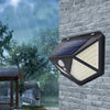 Solar Lamp Street Lamp Outdoor Courtyard Lamp Human Body Induction Courtyard Lamp Household Outdoor Waterproof Wall Lamp 4-sided Luminous