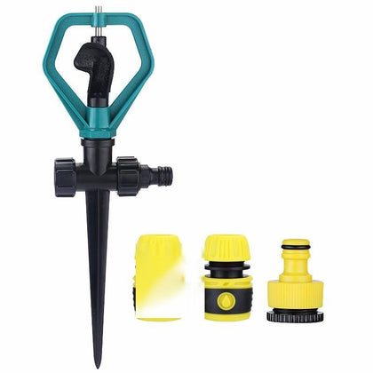 6 Pieces Butterfly Sprinkler Agricultural Sprinkler Automatic Rotary Roof Cooling Sprinkler Lawn Watering Landscaping Sprinkler Series Set 4 Points