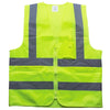 10 Pieces Reflective Vest Multi Bag Sanitation Road Administration Construction Site Reflective Vest Vehicle Safety Command Duty Rescue Night Run Riding Vest