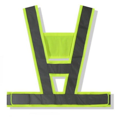 10 Pieces Engineering Construction Vest Breathable Safety Reflective Vest Vehicle Safety Vest Traffic Warning Clothing - Fluorescent Yellow Free Size