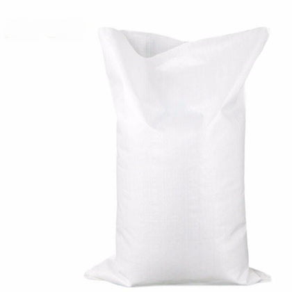 White Woven Bag Logistics Package Plastic Snake Skin Bag Construction Garbage Bag Bright White Semi Transparent Standard 60 * 102cm 50 Pieces