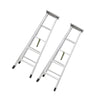 Folding Herringbone Engineering Ladder Aluminum Alloy Herringbone Ladder Custom Thickened Double Side Ladder Type A Herringbone Ladder 1.5m 5 Steps