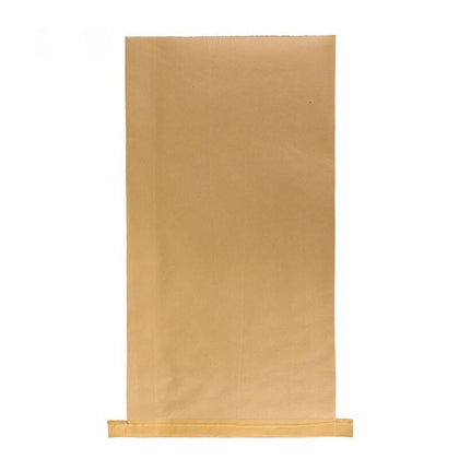 Yellow Moisture-proof Packaging Bag Snake Skin Bag Feed Packaging Bag Woven Bag Paper Plastic Composite Kraft Paper Bag 55 * 90 100 Pieces