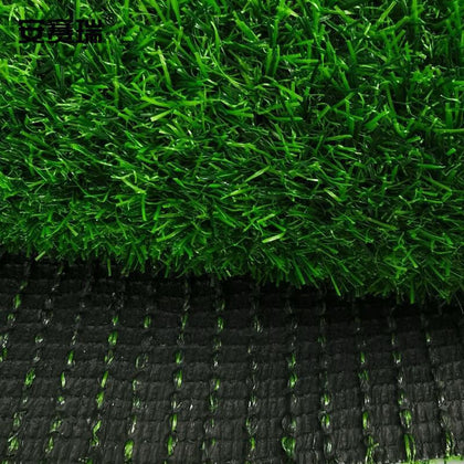 Artificial Lawn Artificial Plastic False Lawn 2 × 10m Kindergarten Roof Balcony False Turf Municipal Greening Park Decoration Artificial False Lawn 2cm Grid