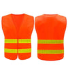 Safety Reflective Vest Sanitation Worker Road Construction Traffic Duty Vest 20 Pieces