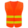 Safety Reflective Vest Sanitation Worker Road Construction Traffic Duty Vest 20 Pieces