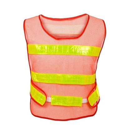 15 Pieces Reflective Vest Safety Engineering Reflective Vest Traffic Warning Vest Night Reflective Vest Gourd Vest Fluorescent Orange (No Pocket)