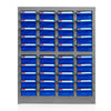 Parts Cabinet Drawer Type Tool Cabinet Parts Box Electronic Components Material Screw Classification Storage Cabinet Small Box 40 Drawer Blue Drawer Without Door