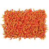 6 Pieces 40 * 60 * 8cm Simulation Plant Wall Artificial Lawn Wall Decoration Orange Eucalyptus Lawn