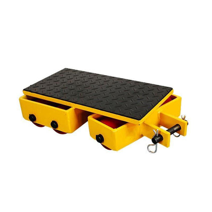 Heavy Pallet Truck Steering Type (24t) Weight Shifter Equipment Pressure Resistant Heavy Ground Bull Lifting Tool Ground Car 16 Wheel Steering 24t Crd24 Steel Wheel