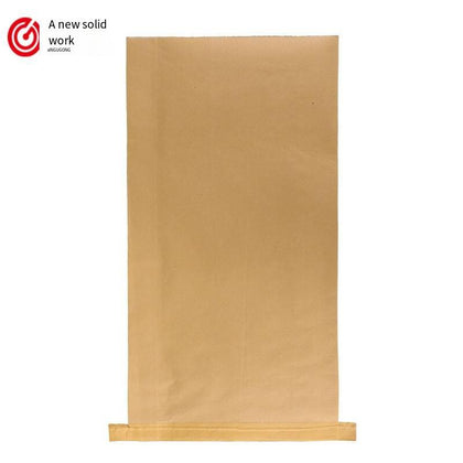 FZ1177 Yellow Moisture-proof Packaging Bag Snake Skin Feed Woven Paper Plastic Composite Kraft Paper Bag 55 * 85 100 Pieces