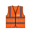 10 Pieces Orange Reflective Vest Safety Working Vest Safety Suit Construction Reflective Vest Traffic Security Personal Protection Safety Vests