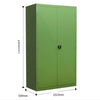 Heavy Hardware Tool Cabinet Finishing Cabinet Workshop Tool Storage Cabinet Hanging Plate Steel Cabinet Green C3182