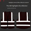 10 Pieces Orange Working Reflective Vest Safety Night Work Vest Safety Vest for Construction Engineering Traffic Sanitation Safety Warning Clothes