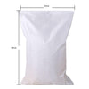 100 Pieces Moisture Proof And Waterproof Woven Bag Moving Snakeskin Express Parcel Packing Load Carrying Cleaning Garbage 40 * 60 White