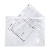 SW-358 Receipt Bag Express Back Plastic Transparent Back Logistics Side Single Invoice Document Self Adhesive Packing List Bag 265 * 145mm Long Side Opening (1000 Pieces)