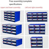 10 Pieces 185 * 110 * 60 mm Modular Plastic Parts Cabinet Drawer Type Component Box  Material Box Drawer Type Storage Box Parts Box