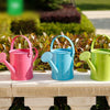 6 Pieces 1.5L Colorful Watering Pot Watering Garden Art Watering Pot Household Children's Balcony Watering Pot Watering Pot Fleshy Plant Green