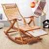 Rocking Chair Bamboo Chair Reclining Chair Elderly Rattan Chair Adult Rocking Chair Balcony Lunch Break Chair Courtyard Nap Chair Folding Chair