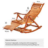 Rocking Chair Bamboo Chair Reclining Chair Elderly Rattan Chair Adult Rocking Chair Balcony Lunch Break Chair Courtyard Nap Chair Folding Chair