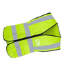 10 Pieces Multi Pocket Construction Safety Reflective Vest With Swallow Tail Pocket Fluorescent Green