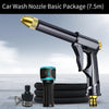 Car Washing Water Gun High-pressure Telescopic Water Pipe 7.5m Hose Watering Car Washing Artifact Household Car Brushing Water Gun Tool Set Nozzle