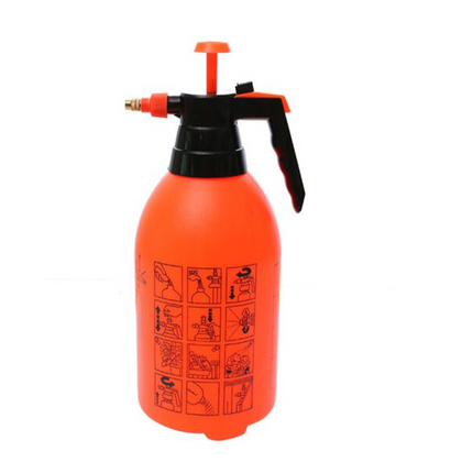 6 Pieces Flowers And Plants Watering Pot Gardening Watering Pot Household Watering Pot Pneumatic Watering Pot 2L Orange