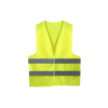 20 Pieces Summer Reflective Vest Yellow Mesh Safety Vests Double Channel Transverse Reflective Strip