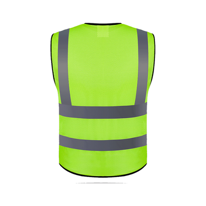 Custom Reflective Vest High Visibility Reflective Safety Vest Green