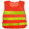 10 Pieces Vest Reflective Vest  One Size Fits All Fluorescent Red Reflective High Visibility Safety Vest