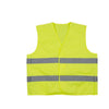 6 Pieces Fluorescent Vest Reflective Vest Woven Comfortable Breathable Strap Velcro Safety Vest