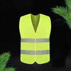 6 Pieces Fluorescent Reflective Vest Environmental Sanitation Construction Safety Work Clothes Traffic Road Safety Protective Clothing