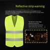 6 Pieces Fluorescent Reflective Vest Environmental Sanitation Construction Safety Work Clothes Traffic Road Safety Protective Clothing