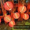 Solar New Year Lanterns Festival LED Lights String Courtyard Balcony Courtyard Decorative Lights Spring Festival Hanging Gifts Color Lanterns