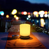 Solar Lamp Outdoor Courtyard Household Garden Open Balcony Restaurant Bar Table Decorative Lamp Indoor Lighting Small Night Lamp Movable Bedside Lamp