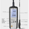 DT-3880 Telescopic Hot Wire Anemometer 0.1-25m/s Air Volume Thermometer Usb Thermal Anemometer Lithium Battery Charging Model