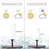 New Solar Fountain Power Storage Circular Solar Floating Fountain Power Storage Suspension Solar Water Pump