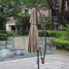 Outdoor Sunshade 3m Large Sunshade Outdoor Stall Courtyard Umbrella Sentry Box Security Banana Umbrella Roman Umbrella Folding