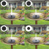 Solar Fountain Lotus Solar Floating Water Spray Fountain Micro Outdoor Pond Fish Pond Oxygenation Without Battery