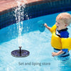 Solar Fountain Floating Micro Battery Fountain Outdoor Garden Courtyard Rockery Landscaping Solar Water Pump Fish Pond Fountain 1 W