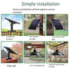 Solar Lamp Household Chandelier Courtyard Indoor And Outdoor Lighting Street Lamp Villa Balcony Garden Pavilion Sunshade Umbrella Bright Waterproof